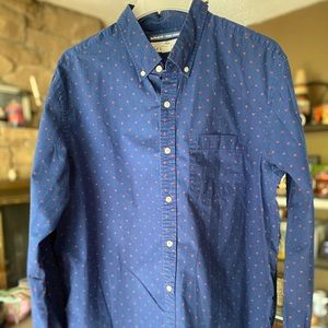 Old Navy Flower Pattern Button Up XL